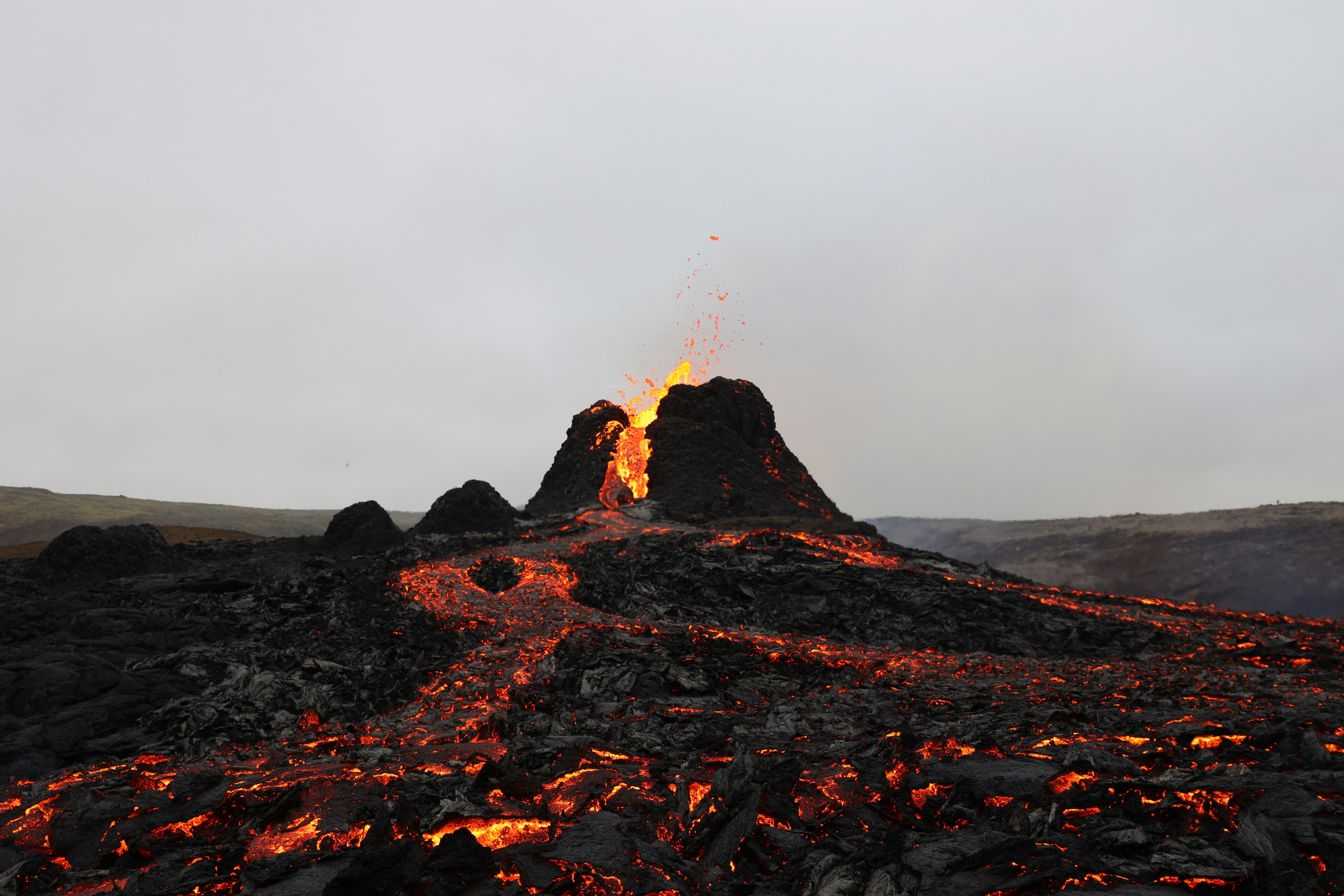Volcano landscape