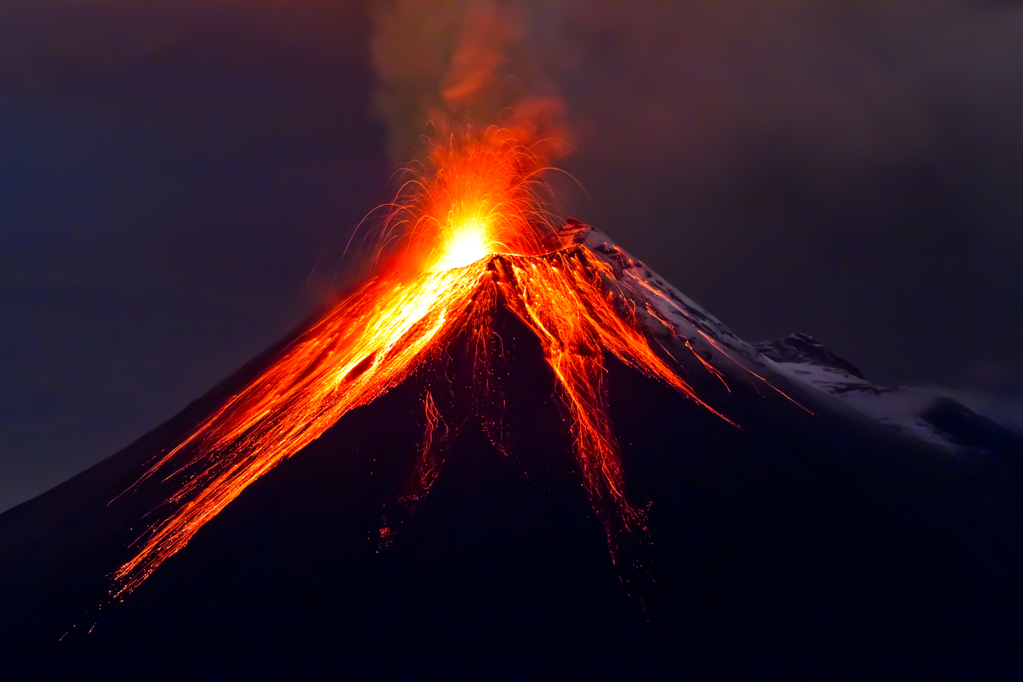 Volcano landscape